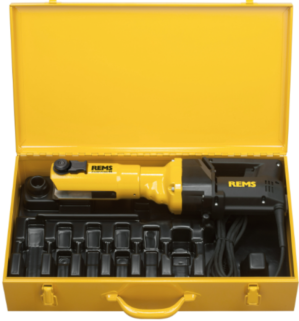 Pressatrice radiale elettrica Power-Press SE Basic-Pack 32u202fkN compatta universale con valigetta Rems 572111 R220