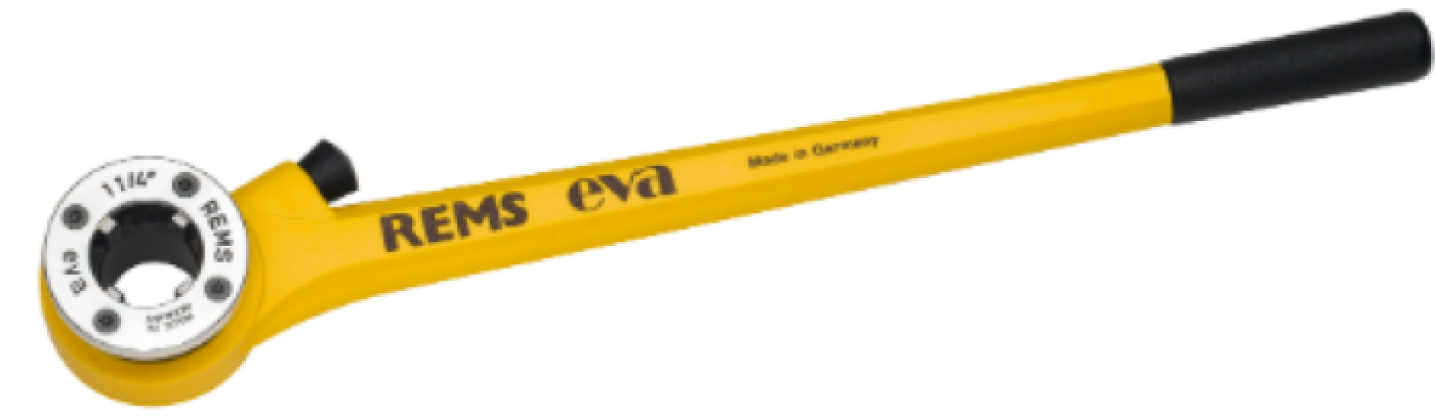 Filiera manuale con cricco e testine eva Set R 1/2 1-1/4 Rems 520015
