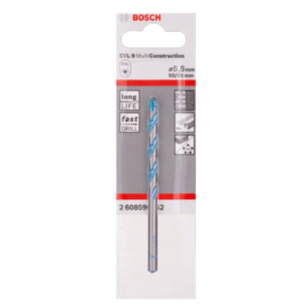 Punta Multi Construction CYL 9 Du202f10u202fmm xu202f 80u202fmm xu202f120u202fmm Bosch 2608596057