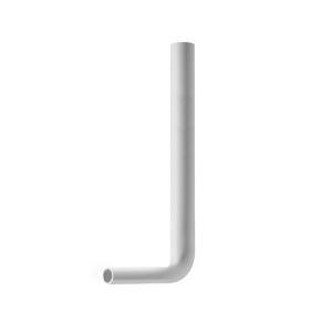 Tubo di cacciata per cassetta scarico wc ø50/32 mm lunghezza 1000 mm in pvc bianco  crivel06