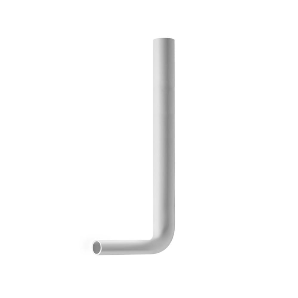 Tubo cacciata WC in PVC bianco per collegamento cassetta scarico sanitario Bampi