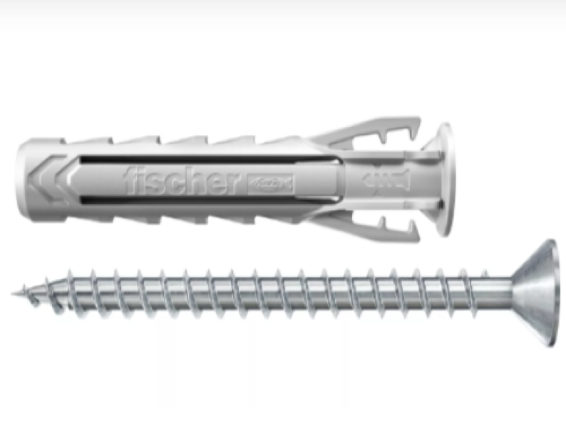 Contenitore Fischer SX Plus 8x40u202fS con 120 tasselli universali in nylon e punta