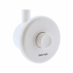Pulsante scarico wc incasso pneumatico bianco compatibile cassette  ckitpnin+