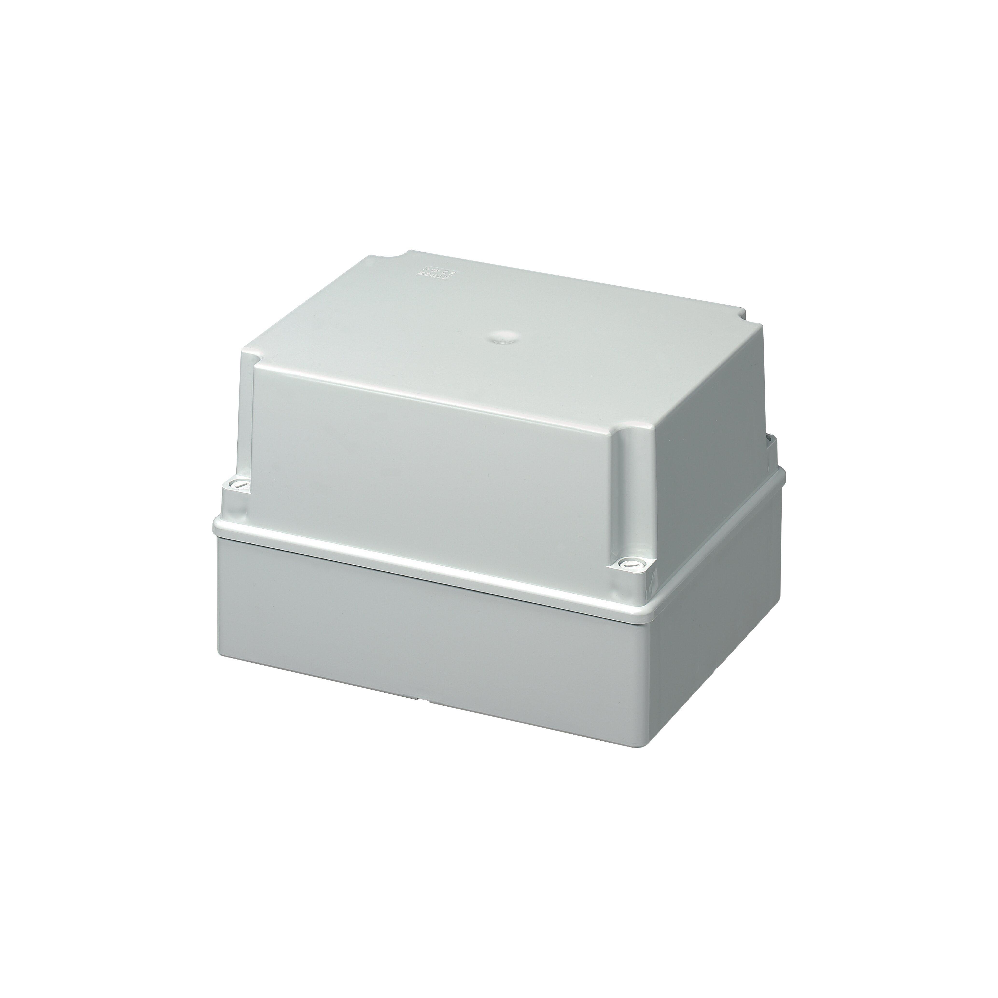 cassetta di derivazione stagna pareti lisce 240x190x160 mm colore grigio per installazione elettrica Elettrocanali