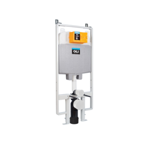 Cassetta incasso per sanitari sospesi in ppropilene con doppio scarico 6/3 l pneumatica  74 plus s80 sanitarblock 187649