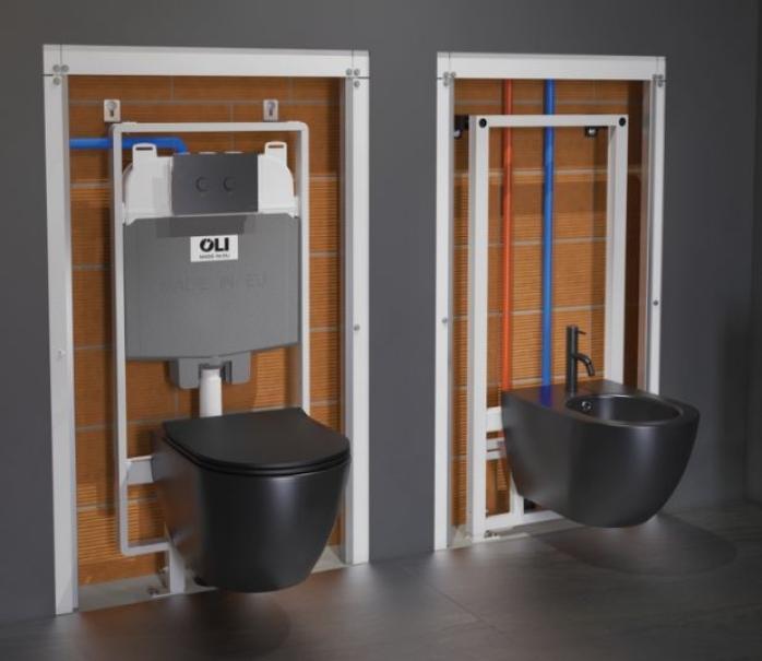 cassetta incasso pneumatica OLI74 Plus S80 Sanitarblock