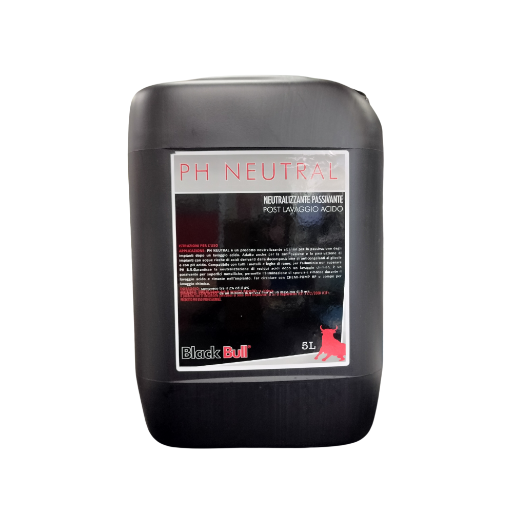 Tanica Ph Neutral 5u202fL neutralizzante postlavaggio acido Puro Italia BB009