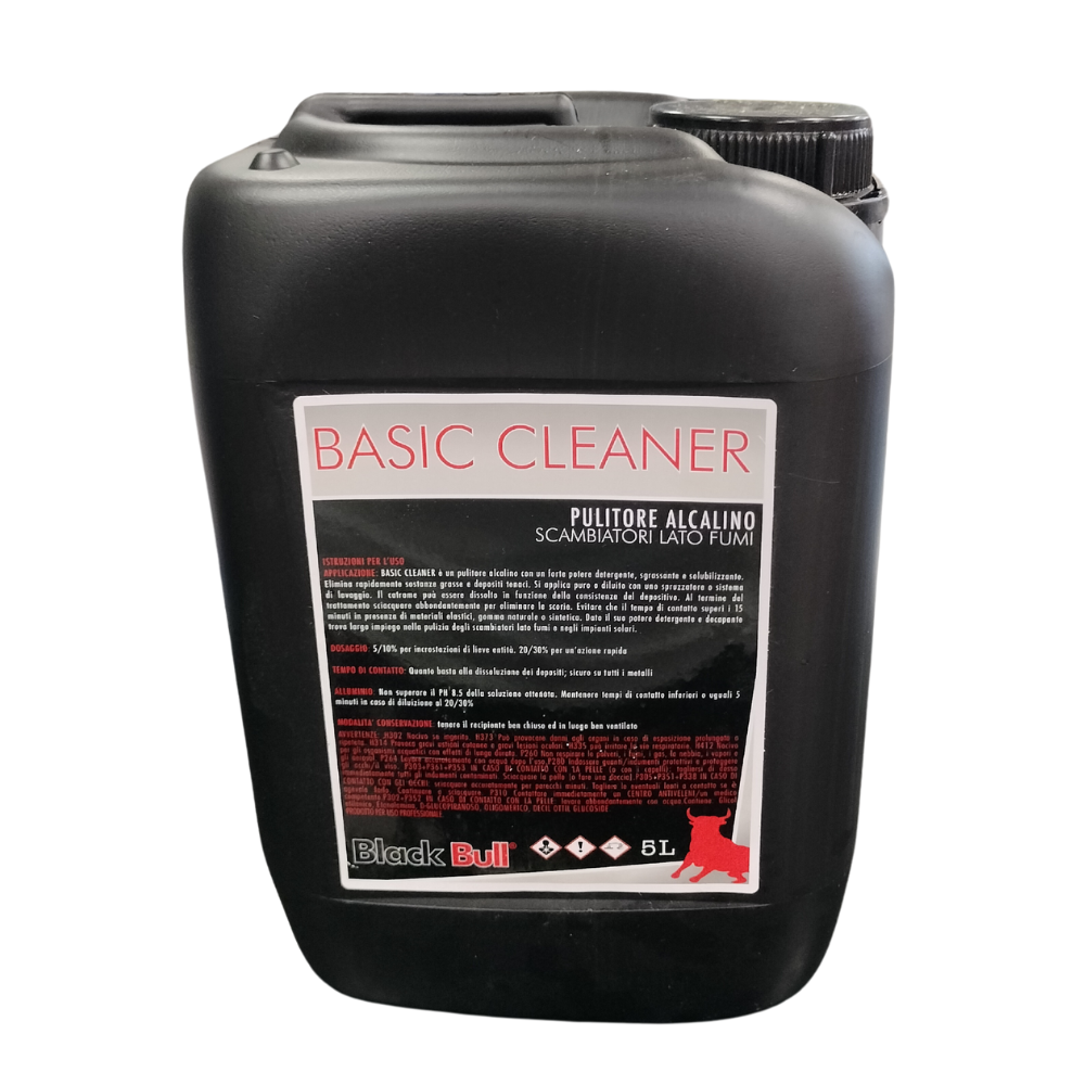 Tanica Basic Cleaner 5u202fL pulitore alcalino Puro Italia BB012