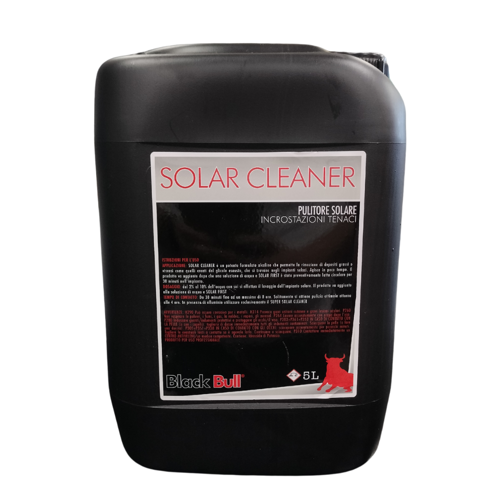 Tanica Solar Cleaner 5u202fL pulitore solare ultraforte Puro Italia BB014