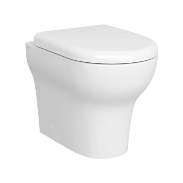 Vaso a pavimento filo muro SmoothFlush bianco 52 cm Zentrum NEO Vitra 7785B003u20110075