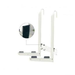 Mensola a ringhiera mr-70 ivory regolabile per climatizzatori 350-760 mm con antivibranti no-shock  11100028