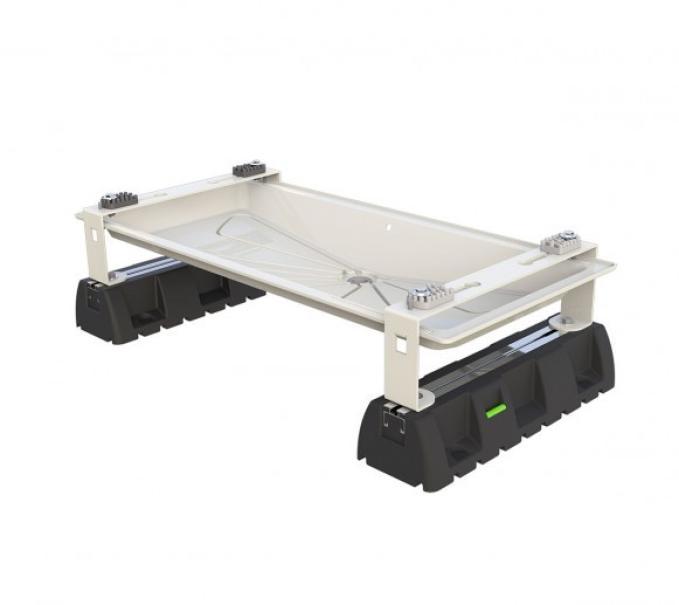 Supporto pavimento INFINITY con bacinella condensa e basi Extreme Tecnosystemi