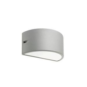 Applique e27 da esterno in alluminio con diffusore opalino ip54  umbe chiusa 474/72