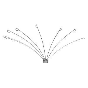 Telaio tenda doccia pieghevole 90/180 acciaio cromato  pieghella 000000971800001