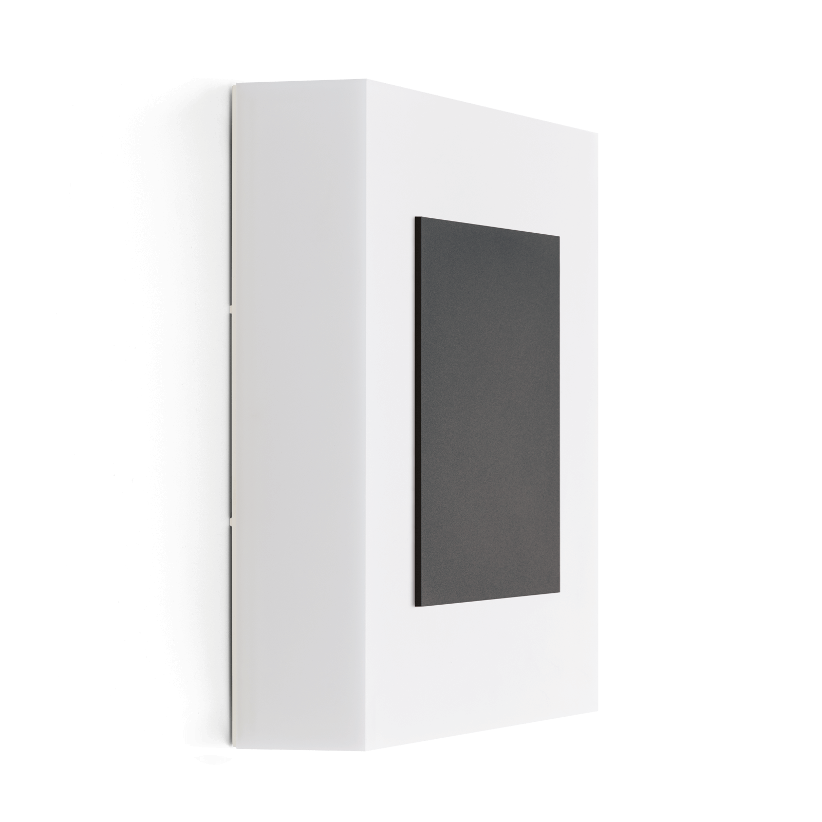 plafoniera led lombardo antracite vista laterale illuminazione tecnica plafoniera led lombardo 17w antracite vista laterale moderna quadrata