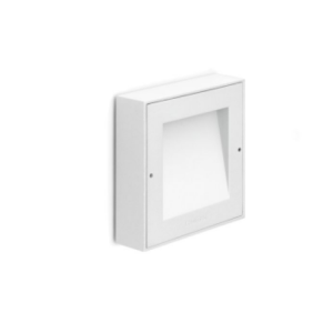 Applique led da parete per esterni bianco ral 9010 4000k ip54 6w 375 lm cri>80  ll121000n