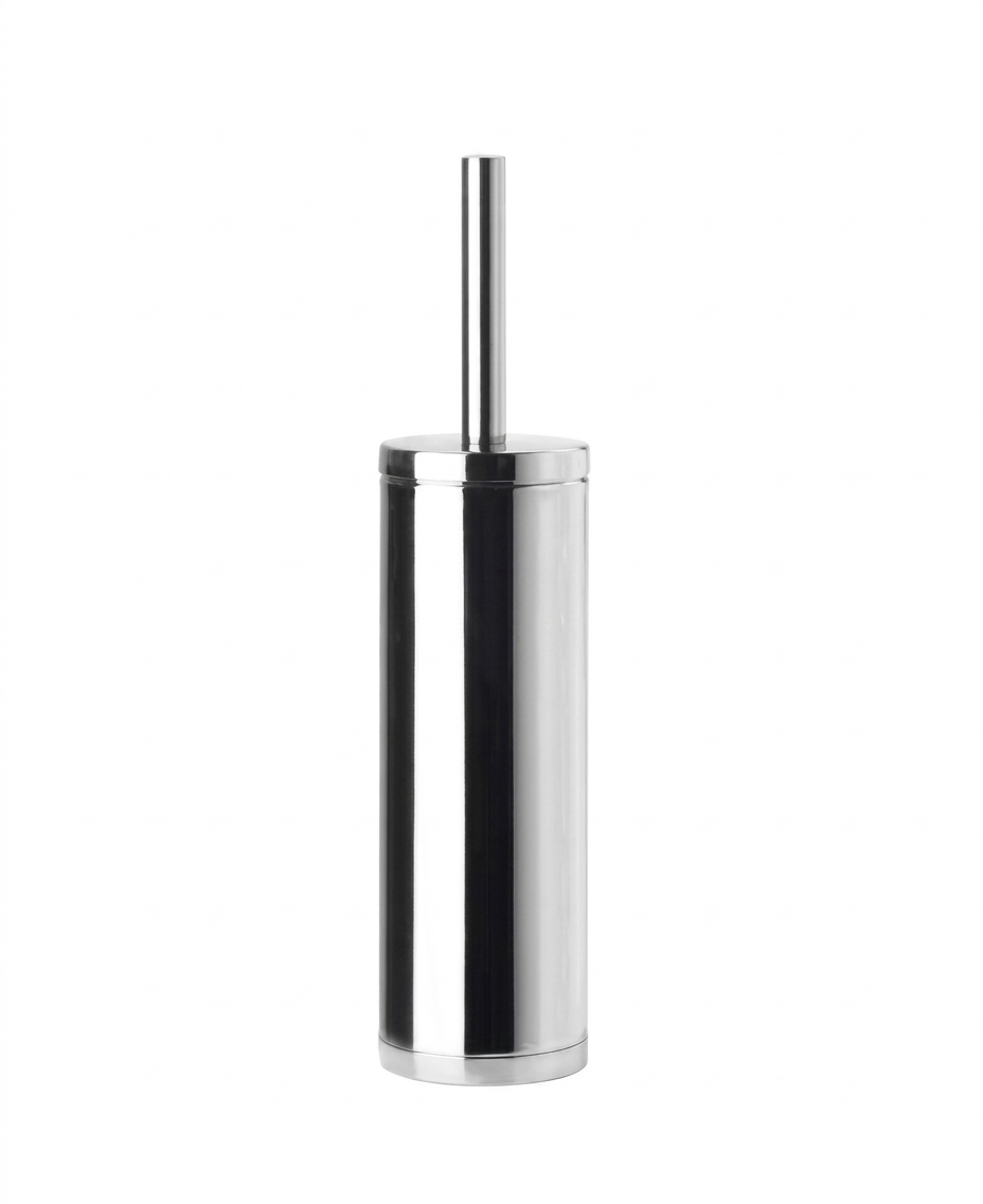 scopino wc da terra cromato in acciaio inox GEDY design moderno per bagno