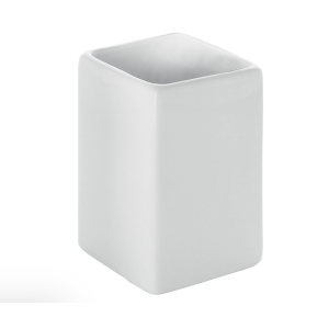 Portaspazzolini verbena in ceramica bianco  0000ve980200000