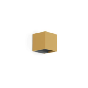 Applique led da parete per esterni oro e grigio ral 7021 4000k ip65 3w 120 lm cri>80 fascio regolabile  ll14301zn