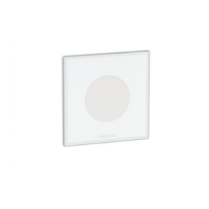 Segnapasso led da incasso a parete o soffitto per esterni grigio 3000k ip65 2w 56 lm cri>80  ll1250103