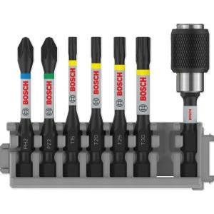 Set pro impact 8 pezzi con portabit quick change pick and click  2608522327