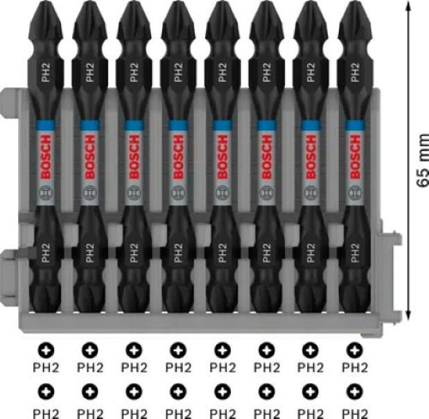 Set PRO Impact 8 pz portabit Quick Change Pick and Click Bosch 2608522327