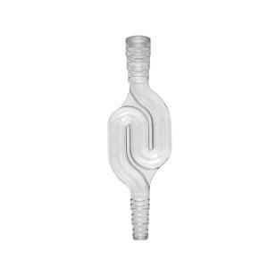 Sifone trasparente in pvc rigido per scarico condensa ø16-18-20 entrata e uscita  117422