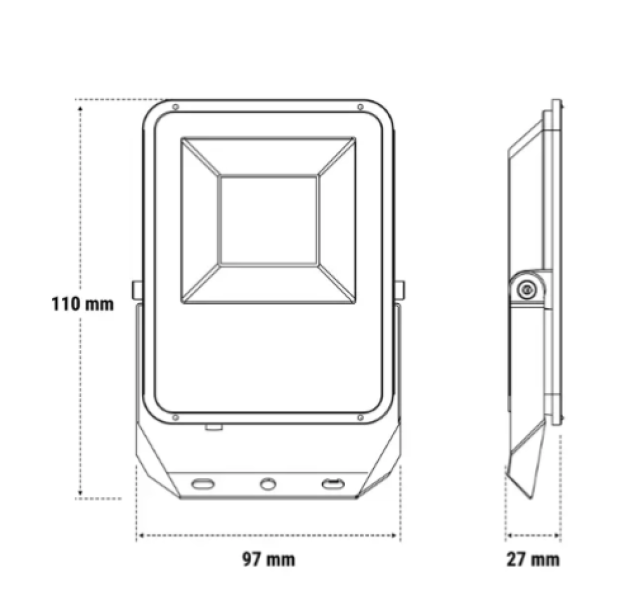 Proiettore LED 10W 4000K 1000lm IP66 Beghelli Floodlight FL 86179