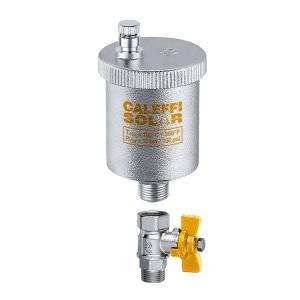 Valvola automatica di sfogo aria per impianti solari in ottone per alte temperature caleffi 250041