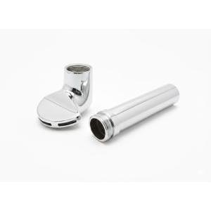 Spandiacqua curvo per turca ø30 mm cromato  0220