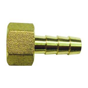 Portagomma per gpl 3/8 pollice femmina e-u in ottone ø10 mm per impianti gas  050190