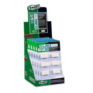 Blister 8 pastiglie sanificanti per scarichi condensa climatizzatori anti-alghe antibatterico h.a.c.c.p. facot climatab clitabli8e