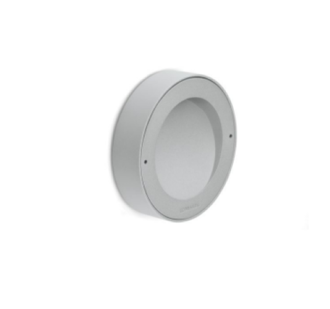 applique LED parete esterni grigio RAL 9006 Lombardo LL1210052