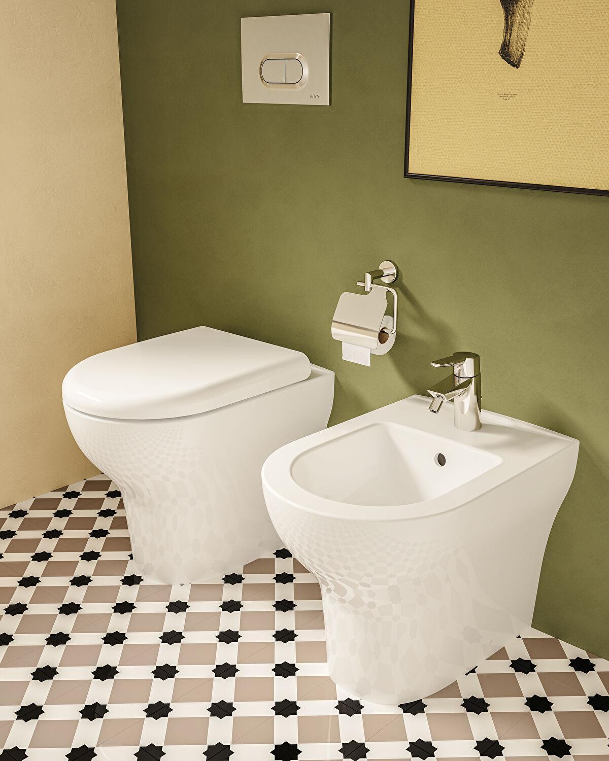 Sedile per vaso WC in Duroplast Zentrum Vitra 127-003-009