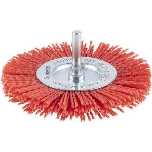 Spazzola a disco pro multi material clean nylon con corindone k80 per trapani tondo 75 mm  2608622056