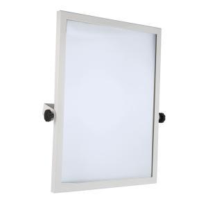 Specchio reclinabile serie easy con cornice bianco 450x600mm  12010/1v