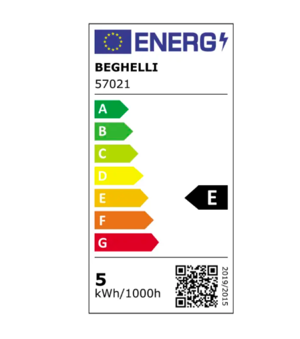 Lampadina LED G9 5W 4000K 650lm Beghelli Zafiro 57021