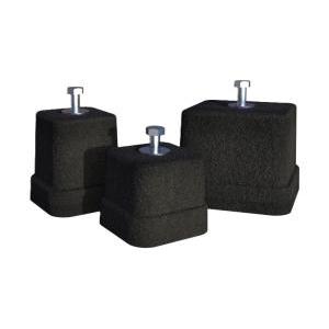 Piedino antivibrante per climatizzatori da pavimento in gomma sbr vulcanizzata 70×70×60 mm portata 100 kg  spk scd500269