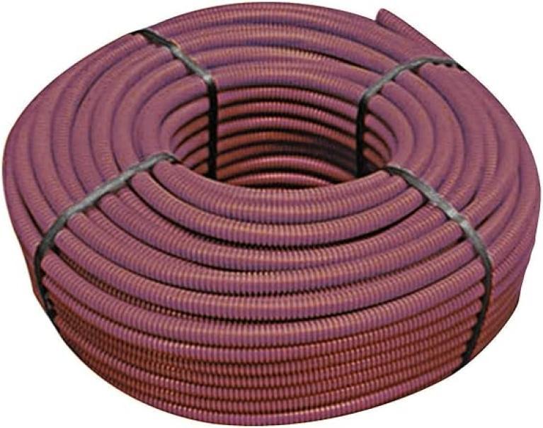 tubo corrugato isolante marrone u00d820 mm tirafilo Tubifor 100-tf01020mt100
