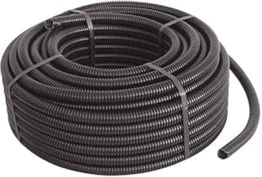 tubo corrugato isolante nero u00d825 mm tirafilo tubifor 50-tf01025nt050