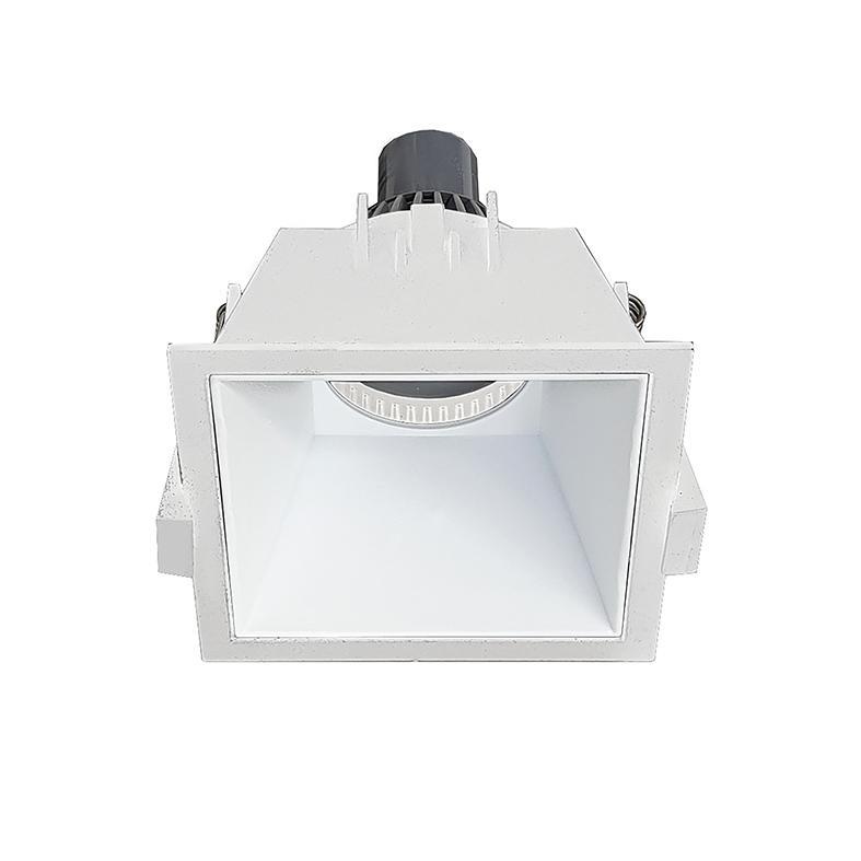 Faretto LED GU10 incasso soffitto quadrato 13W bianco Rossini VIR001BB