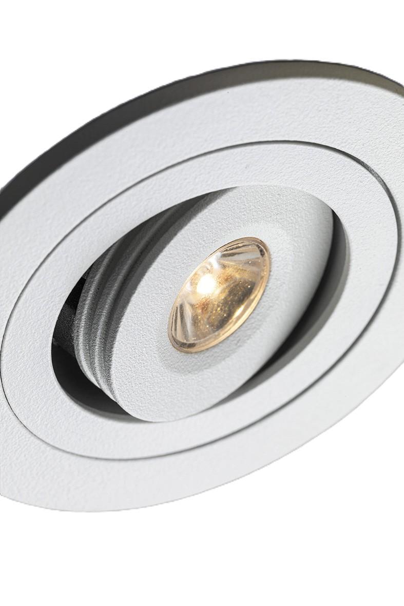 Faretto LED incasso soffitto 3W 4000K u00d860mm bianco Rossini JAV006B