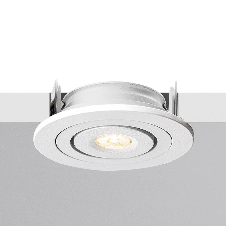 Faretto LED incasso soffitto 3W 4000K u00d860mm bianco Rossini JAV006B