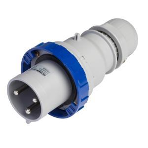 Spina mobile portatile 63a 2p+t 200-250v 6h ip66 ip67 ip69 diritta con morsetti a mantello  optima 218.6333