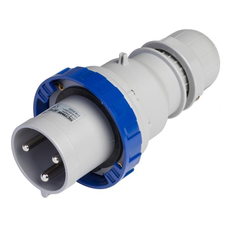Spina mobile industriale 63A 2P+T Scame Optima 2186333