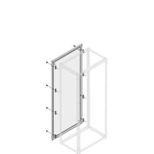 Pannello laterale esterno ip65 in acciaio verniciato ral7035 h2000×l400 mm  ppeb2046
