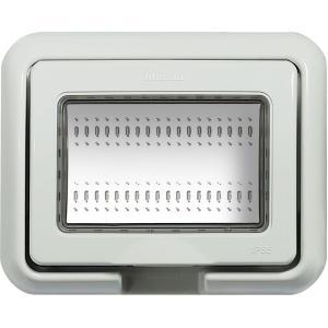 Coperchio ip55 3 moduli colore bianco serie matix  25603b