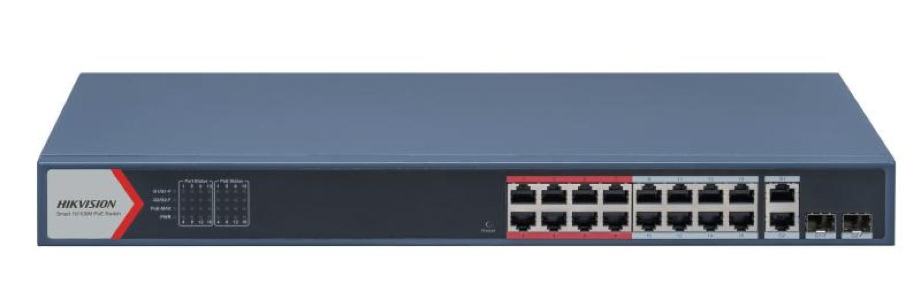 Switch Hikvision DS-3E1318P-EI 305701261 16 porte PoE Smart Fast Ethernet