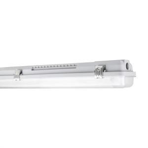 Plafoniera stagna dp housing 1500 p 2x lampade led t8 ip65 policarbonato 1500 mm  dp1500hous2xg4