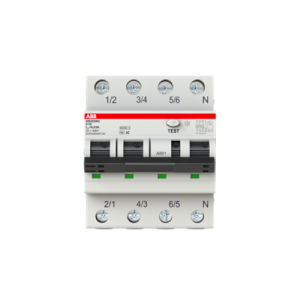 Interruttore differenziale magnetotermico 3p+n 16a curva c tipo ac 30ma  ds203nc c16 ac30 ds3nc16ac30